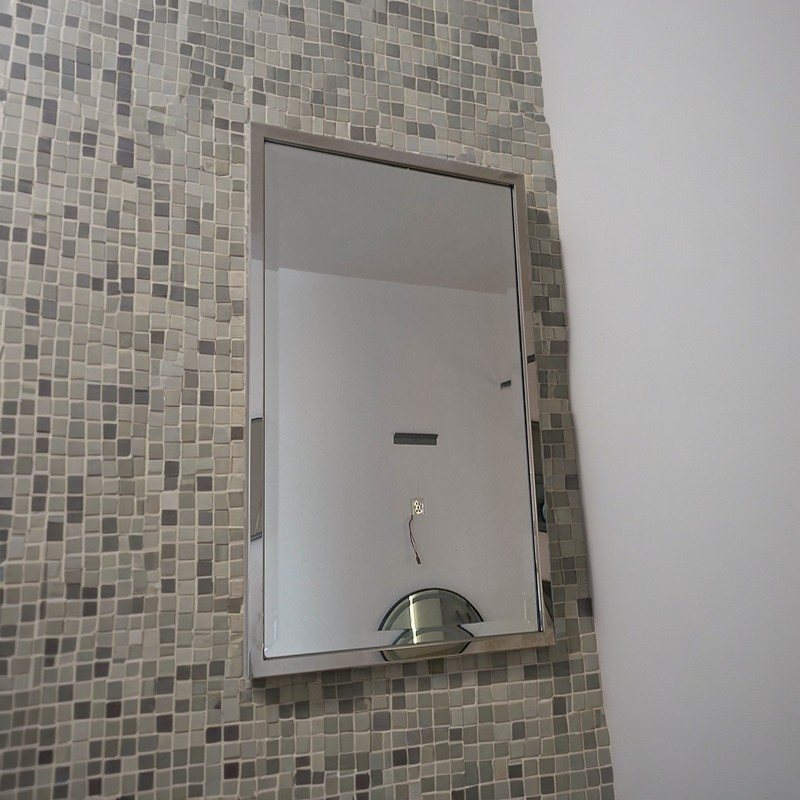 Stainless Steel Bathroom Mirror Item # DZ FM (5)